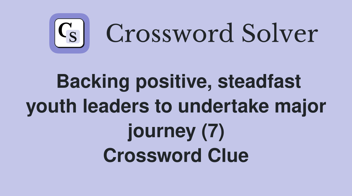 crossword solver long eventful journey